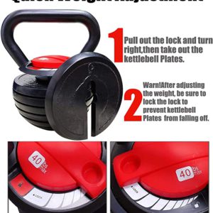 Adjustable Kettlebell (10 - 40 lbs)