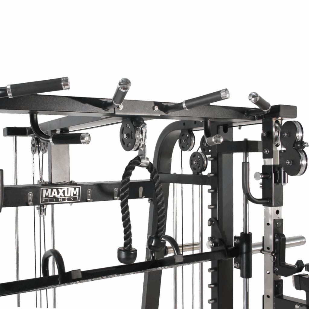 MAXUM S-150 Smith-Machine Functional-Trainer Squat Rack Home Gym