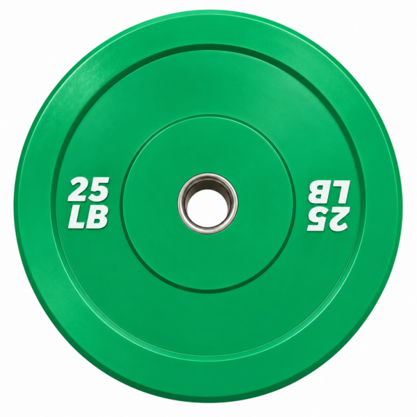 Green 25 LB Bumper Plate