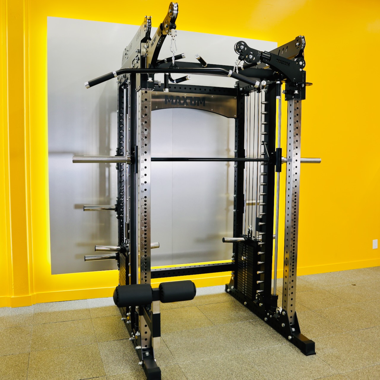 MAXUM SX2 Smith Machine Functional Trainer Squat Rack Home Gym – 15