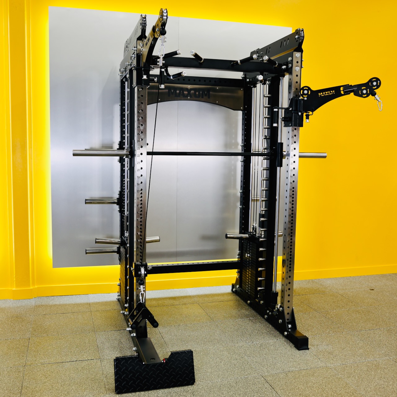 MAXUM SX2 Smith Machine Functional Trainer Squat Rack Home Gym – 18