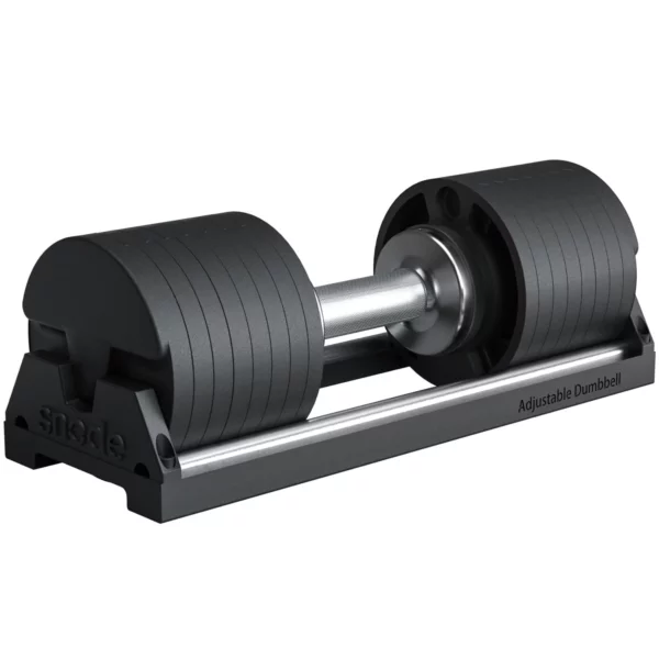 Snode AD80 Adjustable Dumbbells - PAIR (10 to 80 lb) with Magnetic Weight Set