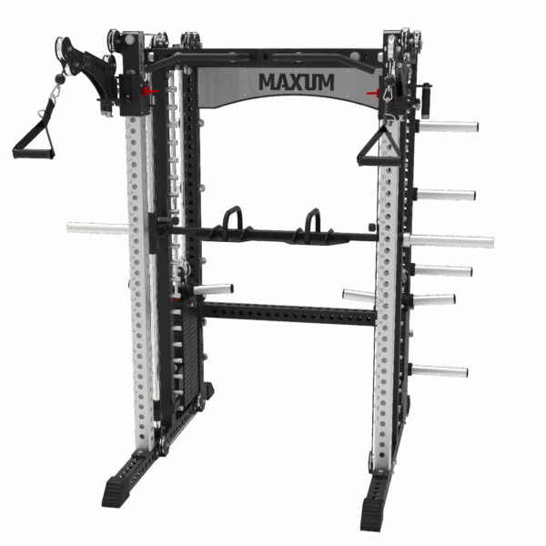 MAXUM X3 Smith Machine Functional Trainer Squat Rack Home Gym MAXUM X3 Smith Machine Functional Trainer Squat Rack Home Gym