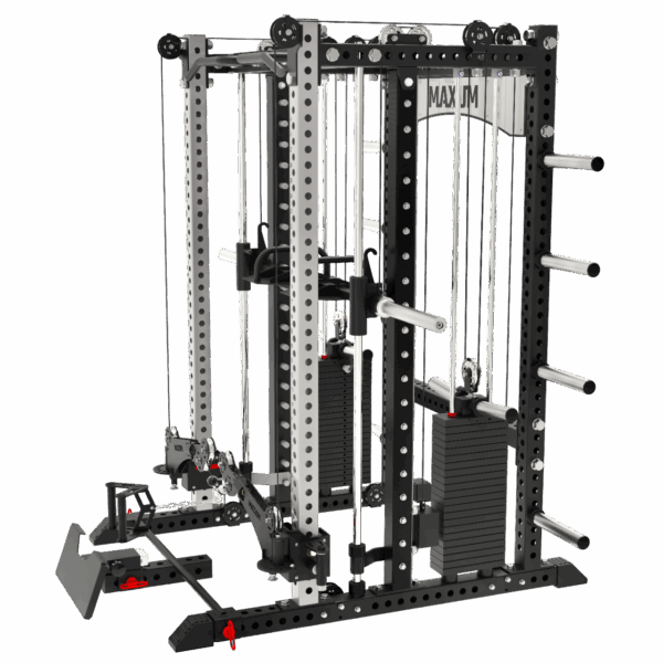 MAXUM X3 Smith Machine Functional Trainer Squat Rack Home Gym MAXUM X3 Smith Machine Functional Trainer Squat Rack Home Gym