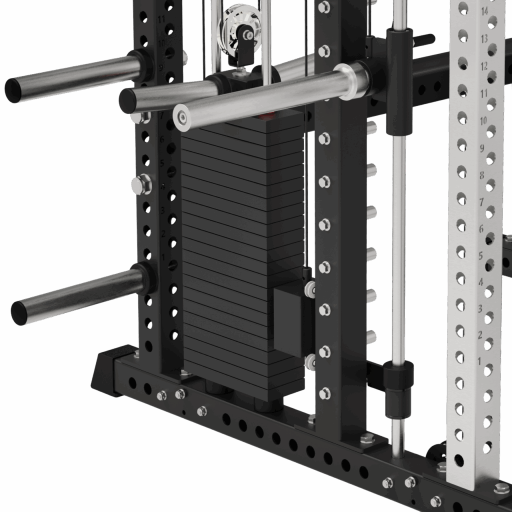 MAXUM X3 Smith Machine Functional Trainer Squat Rack Home Gym