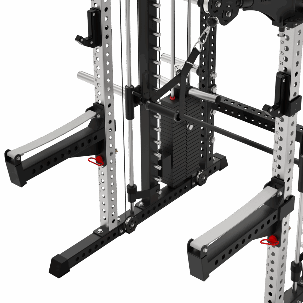 MAXUM X3 Smith Machine Functional Trainer Squat Rack Home Gym