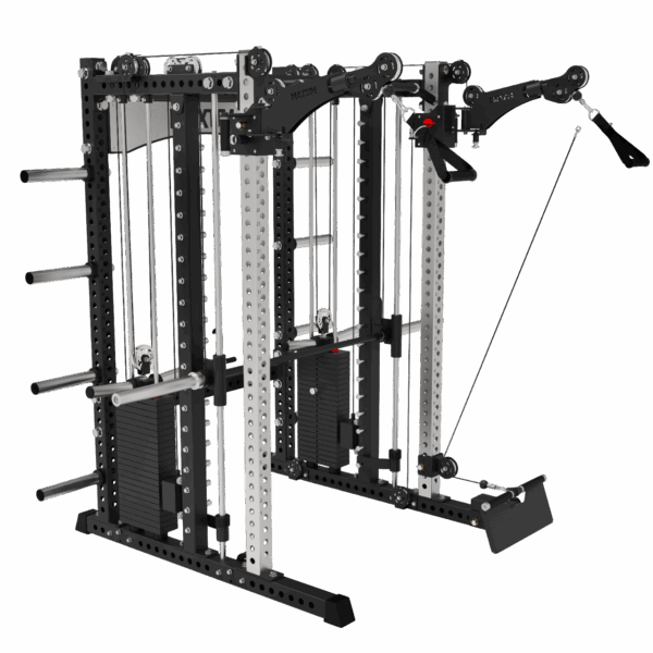 MAXUM X3 Smith Machine Functional Trainer Squat Rack Home Gym MAXUM X3 Smith Machine Functional Trainer Squat Rack Home Gym