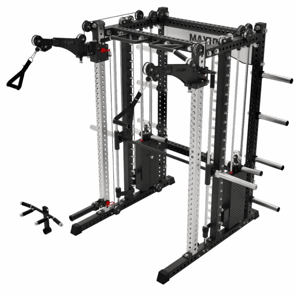 MAXUM X3 Smith Machine Functional Trainer Squat Rack Home Gym MAXUM X3 Smith Machine Functional Trainer Squat Rack Home Gym