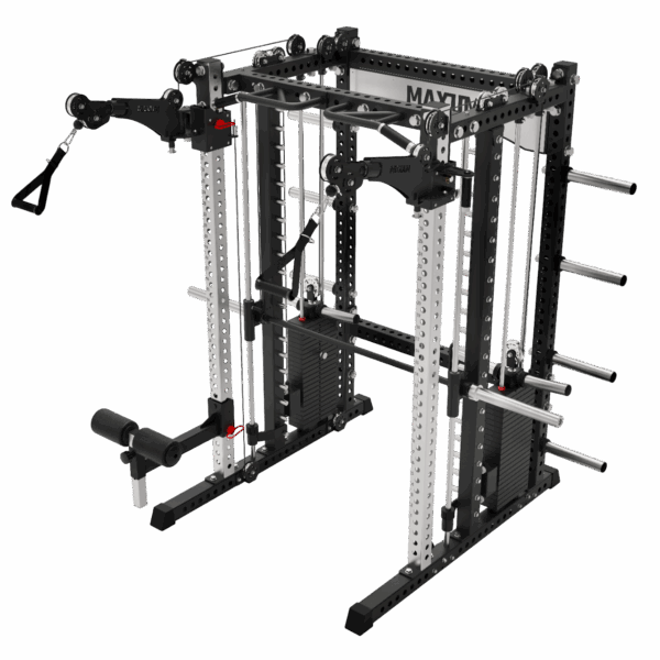 MAXUM X3 Smith Machine Functional Trainer Squat Rack Home Gym MAXUM X3 Smith Machine Functional Trainer Squat Rack Home Gym