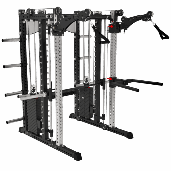 MAXUM X3 Smith Machine Functional Trainer Squat Rack Home Gym MAXUM X3 Smith Machine Functional Trainer Squat Rack Home Gym