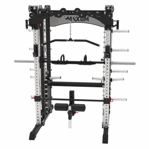 MAXUM X3 Smith Machine Functional Trainer Squat Rack Home Gym MAXUM X3 Smith Machine Functional Trainer Squat Rack Home Gym