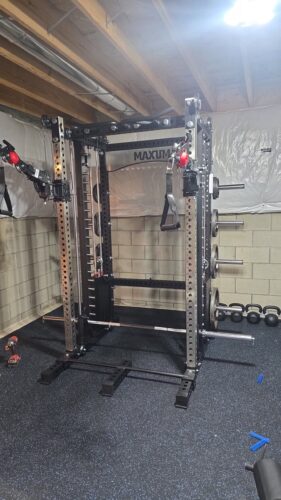 MAXUM X3 Smith Machine Functional Trainer Squat Rack Home Gym photo review