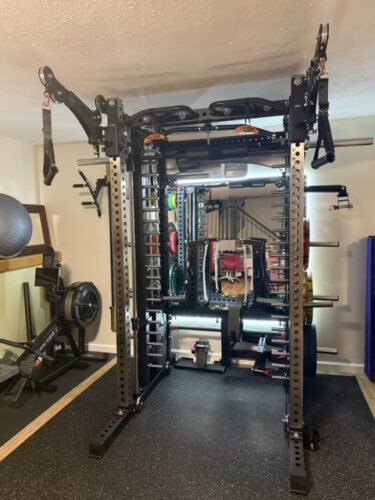 MAXUM X3 Smith Machine Functional Trainer Squat Rack Home Gym photo review