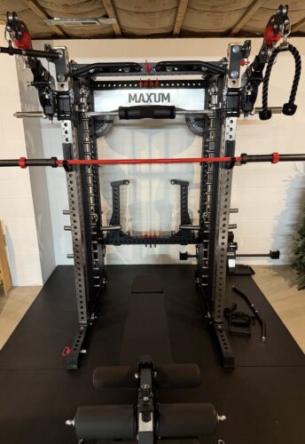 MAXUM X3 Smith Machine Functional Trainer Squat Rack Home Gym photo review