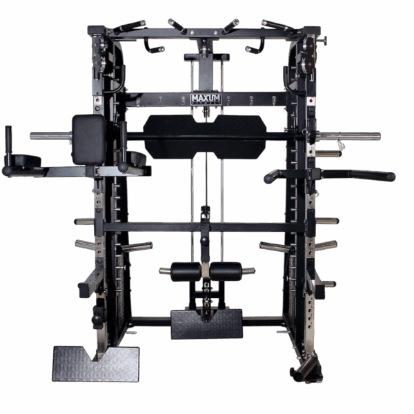 MAXUM S-150 Smith-Machine Functional-Trainer Squat Rack Home Gym