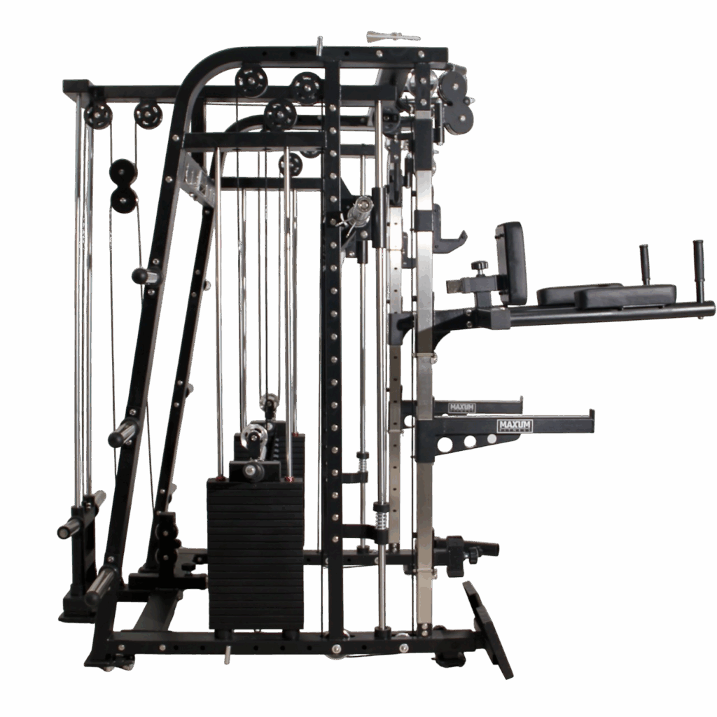 MAXUM S-150 Smith-Machine Functional-Trainer Squat Rack Home Gym