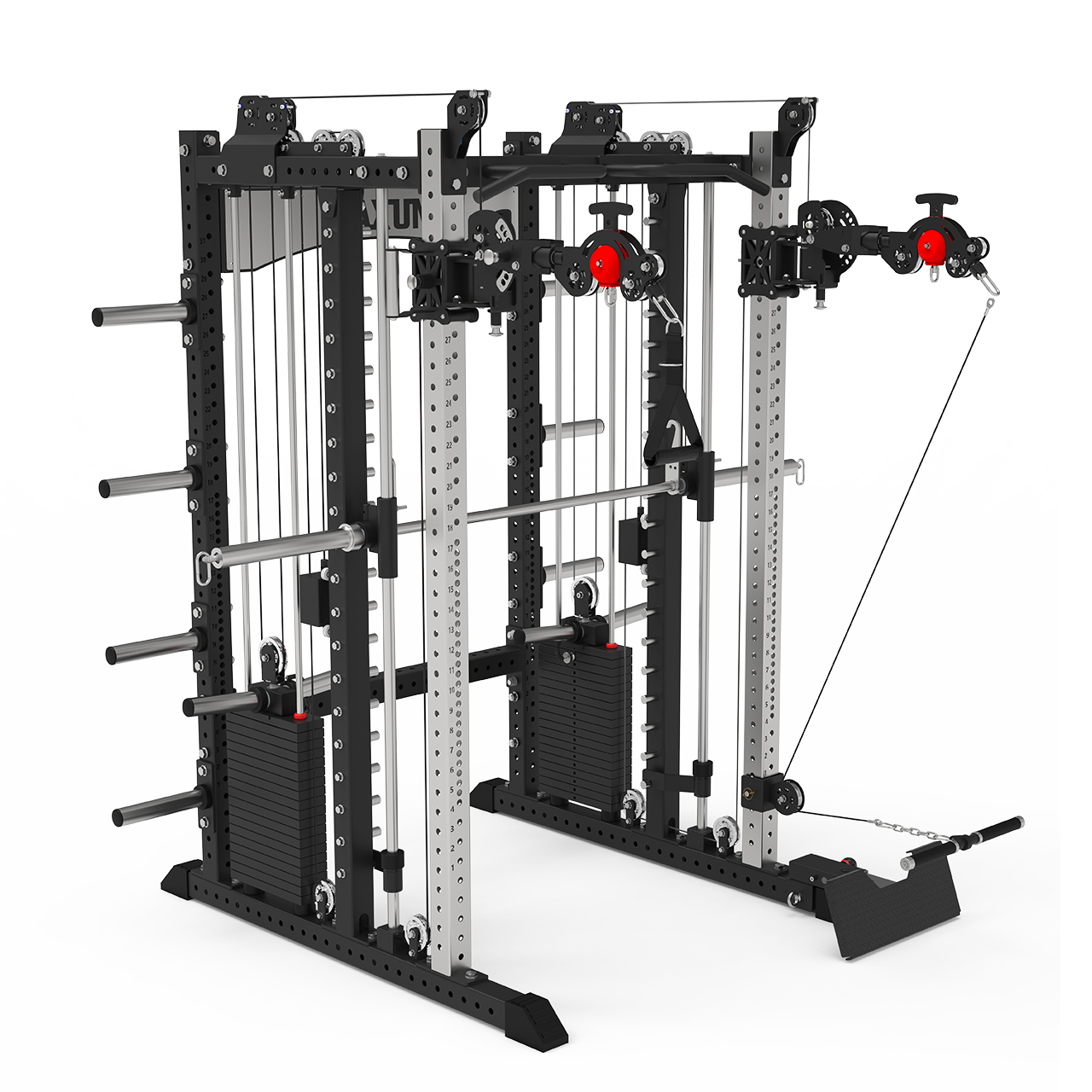 MAXUM SX2 Smith Machine Functional Trainer Squat Rack