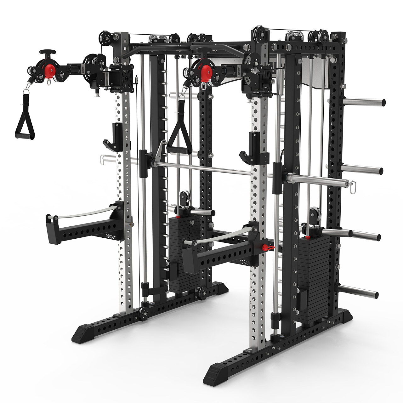 MAXUM X3 Smith Machine Functional Trainer Squat Rack