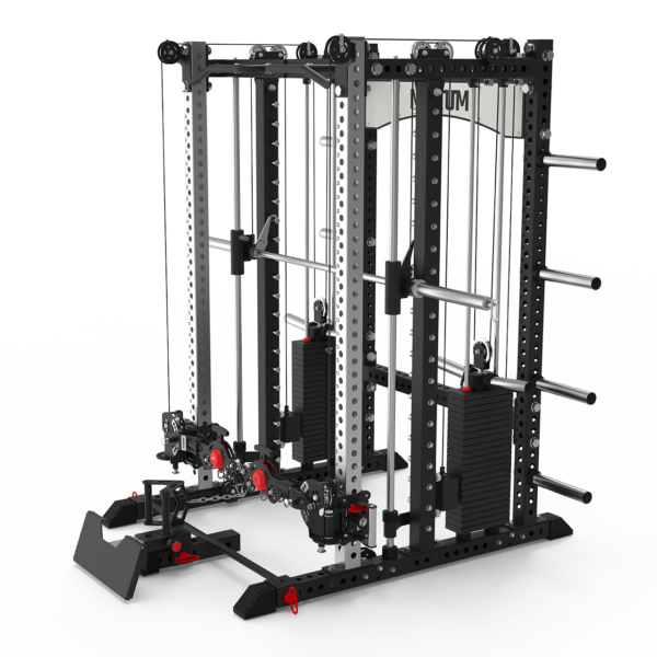 MAXUM X3 Smith Machine Functional Trainer Squat Rack Home Gym